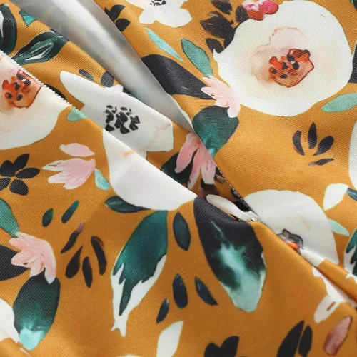 Vista 55 de MERSARIPHY Traje de baño de una pieza para niña pequeña, traje de baño de manga larga, traje de baño para niñas