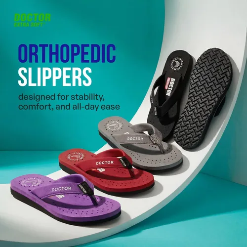 Vista 7 de DOCTOR EXTRA SOFT Women's Care - Pantuflas ortopédicas para diabéticos, cómodas MCR D-16
