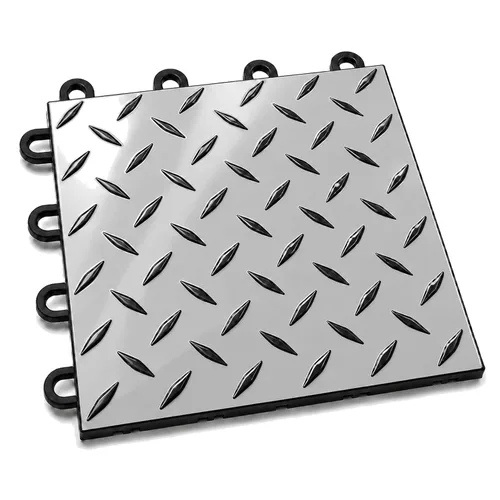 Vista 12 de Baldosas de piso entrelazadas Nitro Pro de 5/8" de grosor de FlooringInc, baldosas de piso de garaje para un garaje, taller, cobertizo o remolque