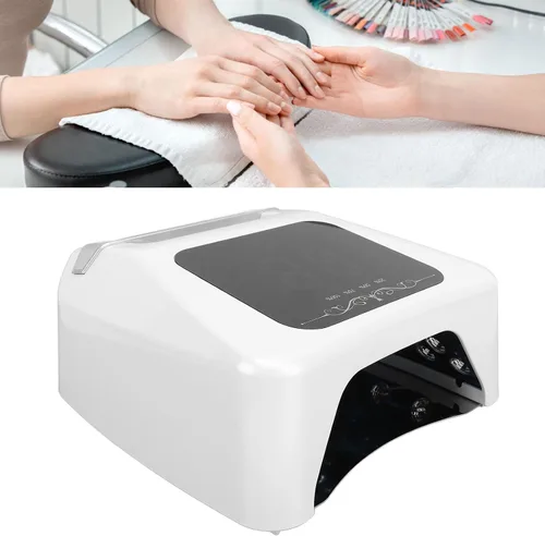 Vista 2 de Lámpara LED de uñas de gel de 72 W, sensor automático, herramientas de arte profesional, mango portátil para esmalte de uñas, gel y secadora de uñas