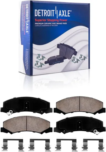 Vista 100 de Detroit Axle - Pastillas de Freno Delantero Izquierdo Reemplazo de Pinza de Disco para Ford Fusion Mazda 6 Lincoln MKZ Mercury Milan 2006-2012