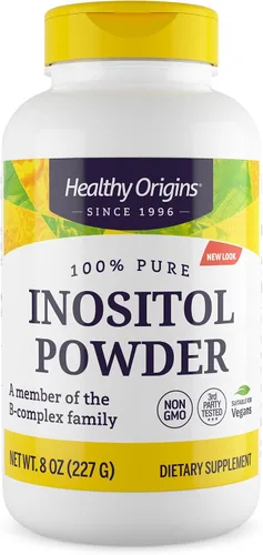 Vista 10 de Healthy Origins Inositol en polvo, 2.00 oz - para la salud de la piel, el cabello y las uñas - Suplemento de vitamina B8 en polvo - Parte
