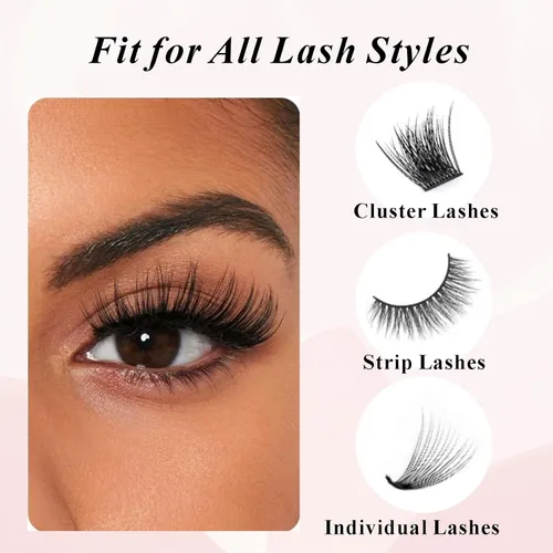 Vista 4 de Lash Bond and Seal, 2-in-1 Cluster Lash Glue for DIY Lash Extensions, Long-Lasting Waterproof Lash Adhesive, Strong Hold, Quick Dry, Gentle for