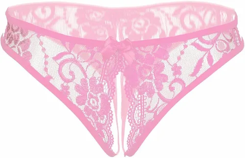 Vista 4 de F_Gotal - Ropa interior sexy para mujer con encaje en forma de G tangas sexys