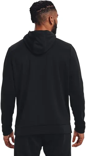 Vista 3 de Under Armour Sudadera con capucha de vellón ArmourFleece con logotipo grande para hombre