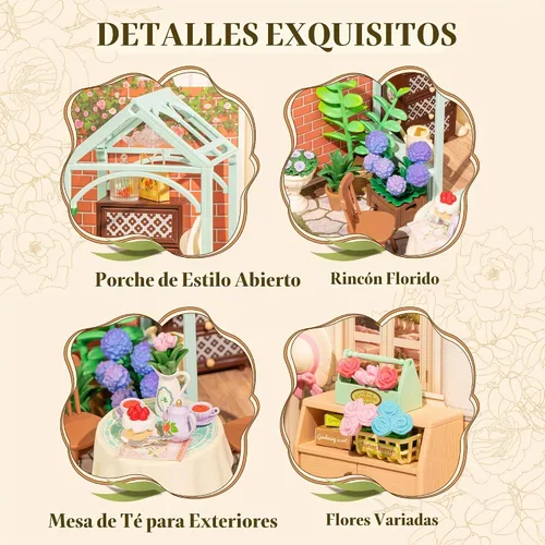 Vista 6 de Rolife Super Creator - Casa en miniatura de plástico DIY para adultos, kit de modelo de mini bloques para adolescentes de 8 a 12 años