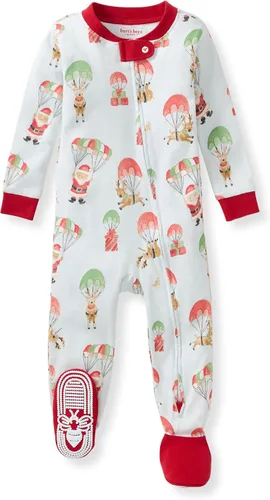 Vista 102 de Burt's Bees Baby Pijama para bebé niña, 100% algodón orgánico, pijama de una pieza, overol diagonal con cremallera, ajuste cómodo