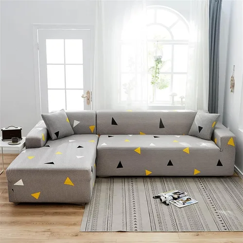 Vista 20 de MIPOPS Fundas de sofá 100% impermeables para sofás modulares en forma de L de 1, 2, 3, 4 plazas, funda elástica para sala de estar, protector de H