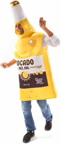 Vista 3 de Disfraz de Halloween para botella de cerveza helada divertido atuendo para adultos