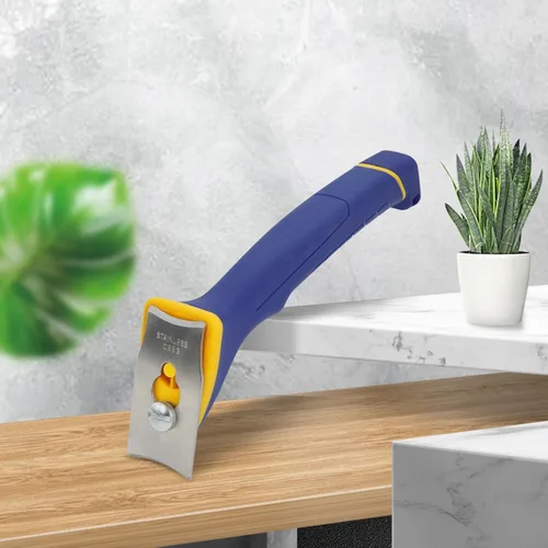 Vista 5 de MANUFORE Raspador De Pintura De Agarre Suave Con Contorno, 6 Piezas De Cuchillas De Acero Inoxidable Diferentes Para Eliminar Pintura, Barniz