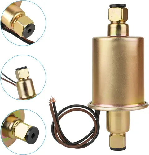 Vista 7 de Bomba de combustible eléctrica universal de 12 V, 5-9 PSI 30 GPH de gasolina y gasóleo, bomba de transferencia de combustible diesel para motor