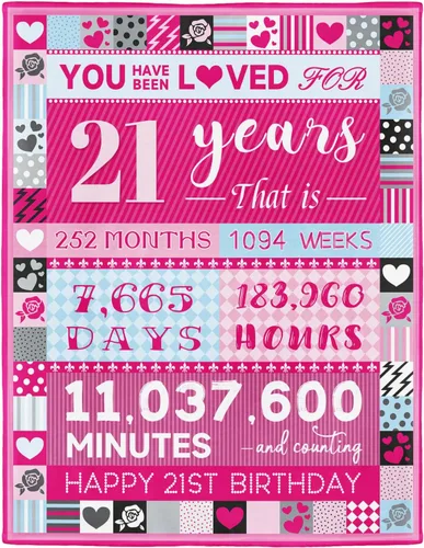 Vista 28 de YISUMEI Pink Love Rose Elements - Manta de cumpleaños para niña de 2 años, 50 x 60 pulgadas, moderna, multiusos, lavable a máquina