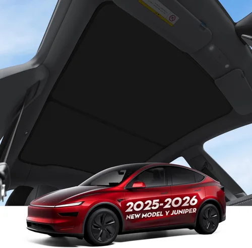 Vista 18 de Parasol de techo para Tesla Modelo 3 2026, parasol mejorado para techo solar para el nuevo Tesla Modelo 3 2024-2026, accesorios Highland