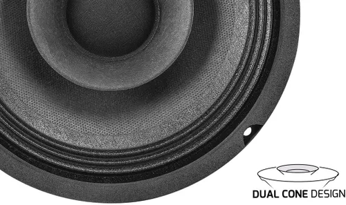 Vista 4 de PRV AUDIO 6FR200 Altavoz de rango completo de 6 pulgadas, 8 ohmios, 200 vatios de potencia de programa continuo, 100 vatios de potencia RMS, 92.5
