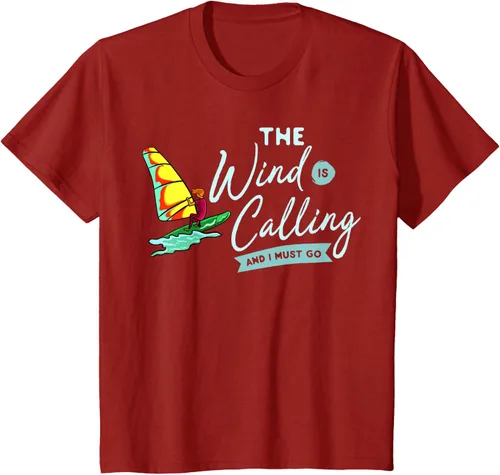 Vista 44 de Windsurfing Board Camiseta Windsurfer, Negro
