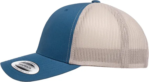 Vista 3 de Gorra de malla para hombre y mujer bordada, retro, Boombox Trucker