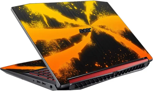 Vista 35 de LidStyles - Kit de vinilo de protección para Acer Nitro 5 AN515-51 (MTS negro)