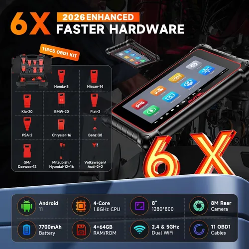 Vista 9 de Autel MaxiCOM MK906BT Herramienta de análisis de diagnóstico [+ $50 Valor MV108], 2021 Escáner automotriz más nuevo, codificación ECU, diagnóstico