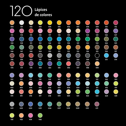 Vista 4 de Pelikan Juego de lápices de colores de 120 piezas, funda rígida suave y resistente de 0.130 in (exclusivo de Amazon)
