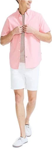 Vista 2 de Nautica Camisa Oxford de manga corta para hombre