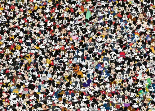 Vista 2 de Ravensburger Disney 12000529 Rompecabezas de Mickey Mouse Challenge de 1000 piezas para adultos, herramientas hechas a mano, fabricado en Alemania