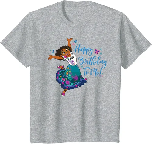 Vista 5 de Disney Camiseta Encanto Mirabel Madrigal ¡Feliz cumpleaños a mí! Negro