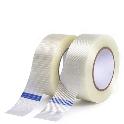 Vista 5 de Cinta de filamento de fibra Cinta transparente 12mmx50m Cinta reforzada Cinta de embalaje Cinta Rejilla