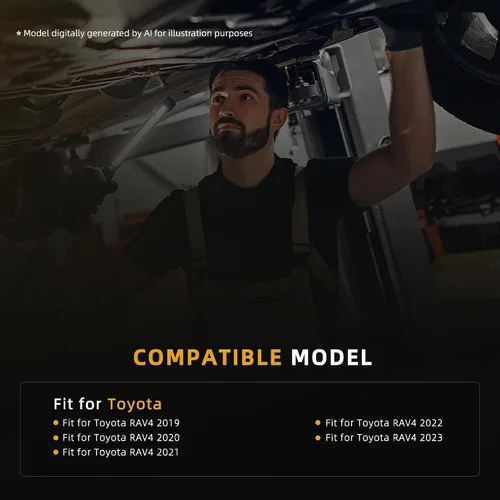 Vista 2 de Conjunto de luz trasera LED, luz de freno trasera exterior del lado del conductor izquierdo, para Toyota RAV4 2019 2020 2021, Reemplazo #