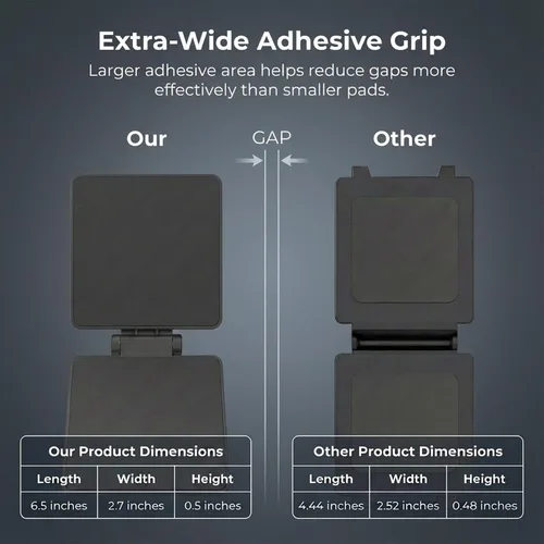 Vista 5 de Paquete de 2 soportes de conexión magnéticos universales compatibles con todos los monitores de computadora, herramienta de alineación de monitores