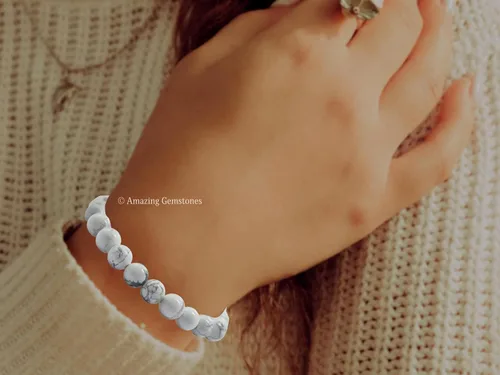 Vista 218 de Amazing Gemstone Crystal Bracelet for Women Men's Gifts - Protection Healing Crystal Bracelet - 8mm Gemstone Beaded Stretchable Bracelet Pulseras