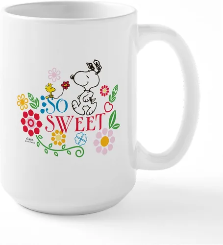 Vista 153 de CafePress SNOOPY Joe Cool - Taza de café de cerámica (15.0 fl oz)