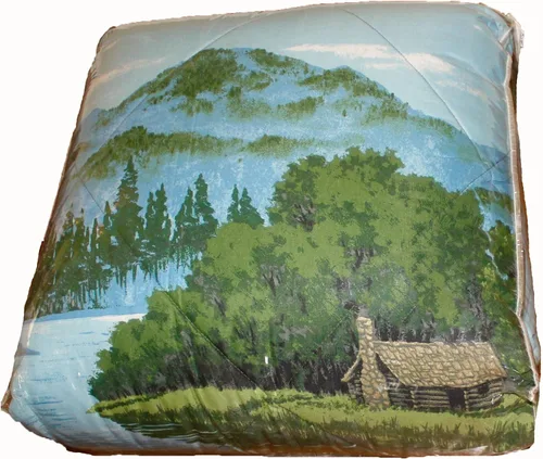 Vista 8 de Rustic Cabin Lodge - Juego de edredón de 8 piezas con sábanas (cama en una bolsa) (tamaño matrimonial)