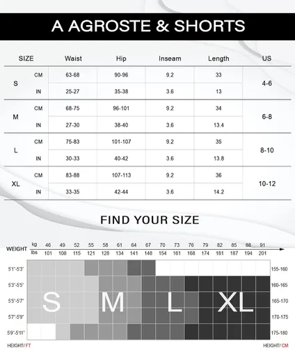 Vista 6 de A AGROSTE - Pantalones cortos con levantamiento de glúteos para mujer, cintura alta, sin costuras, para yoga, ciclismo, entrenamiento, TIK Tok