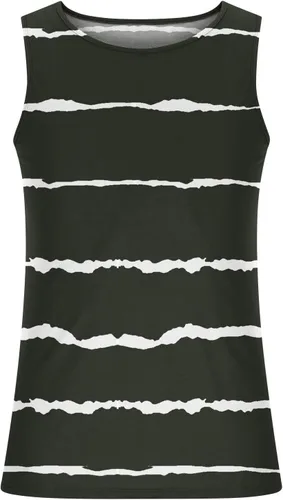 Vista 3 de Chaleco sin Mangas Hombre, Blusas sin Mangas con Estampado a Rayas,Camisa Suave holgada,ropa básica y cómoda