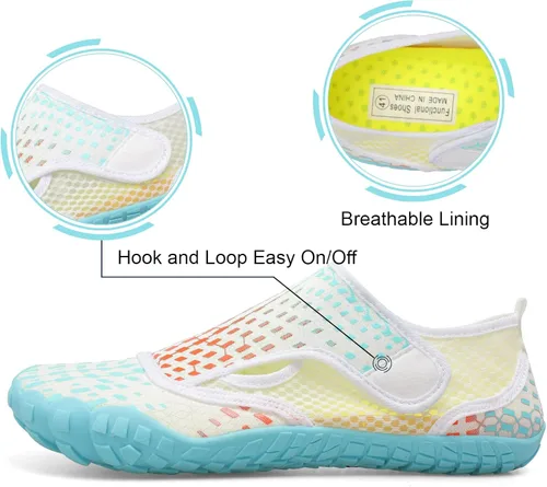 Vista 3 de Zapatos de agua para natación, para mujereshombres, de secado rápido, para playa, senderismo, buceo, navegación, río, deportes acuáticos al aire