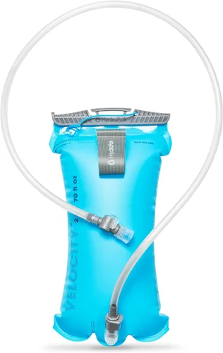 Vista 8 de HydraPak Velocity Depósito de hidratación (1.5L, 2L, 3L), cámara de agua ultraligera, válvula de mordida autosellante, a prueba de fugas