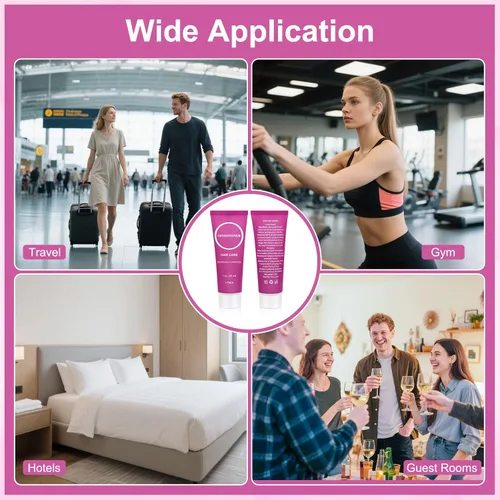 Vista 7 de Acondicionador de tamaño de viaje a granel, mini muestra de cabello envuelta individualmente, acondicionador pequeño para hombres y mujeres