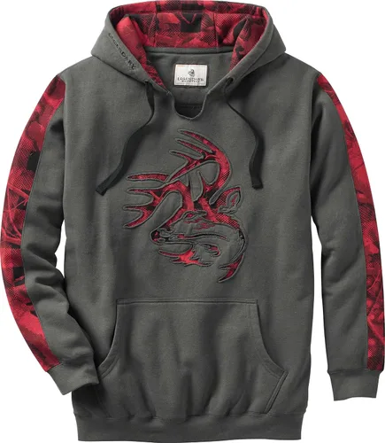 Vista 6 de Legendary Whitetails Sudadera con capucha de camuflaje para hombre Camuflaje de nieve de carbón