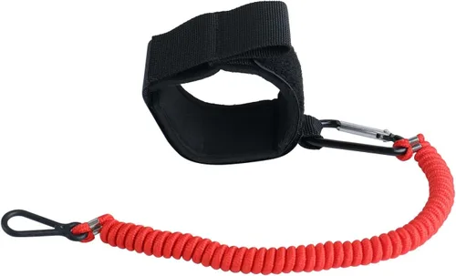 Vista 10 de Cordón para interruptor de barco con correa de muñeca compatible con motor fuera de borda Mercruiser Interruptor de parada de emergencia, cable