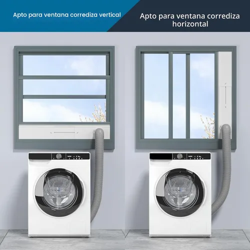 Vista 5 de Kit de ventana de ventilación para secadora, paneles de sellado