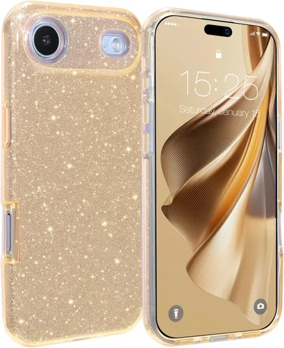 Vista 36 de MILPROX Funda compatible con iPhone 13 (2021), carcasa de gel de goma brillante con purpurina de 3 capas a prueba de golpes para iPhone 13 de 6.1