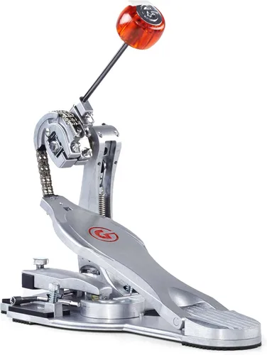 Vista 2 de Gibraltar Pedal de bombo de doble cadena serie 9000, modelo profesional, con sistema de doble cámara ajustable G-Drive, estribo de tacto rápido
