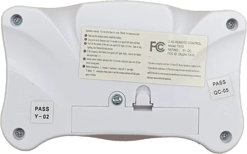 Vista 6 de 2.4G Bluetooth Transmisor de control remoto para niños eléctrico de juguete de juguete piezas de repuesto botón rojo control remoto
