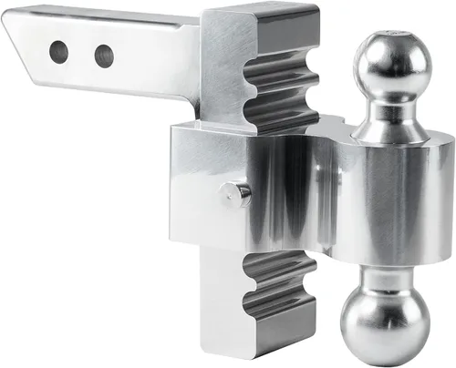 Vista 4 de Andersen Hitches 3405 - Enganche rápido de 6 pulgadas con 2 bolas de aluminio sin grasa de 2-5/16 pulgadas, Plateado