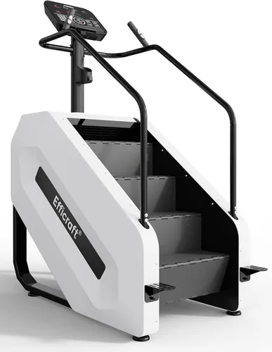 Vista 8 de EFFICRAFT Stairmaster Machine with LED Screen, Commercial Grade Stair Climber, Continuous Climbing Exercise Machine for Cardio, 15 Speed Levels