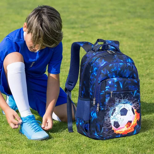 Vista 4 de LEDAOU Mochila escolar para niños y niñas, mochila para libros de primaria, primaria, escuela secundaria, mochila de viaje para edades de 6 a 14 años