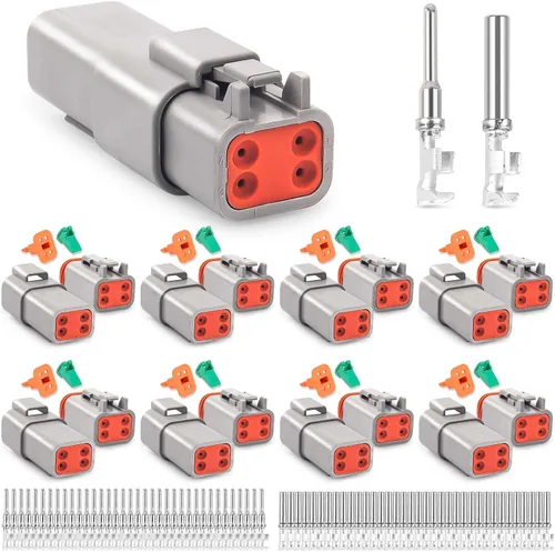 Vista 16 de JRready ST6327-4 Deutsch DT Kit de conector de 4 pines 5
