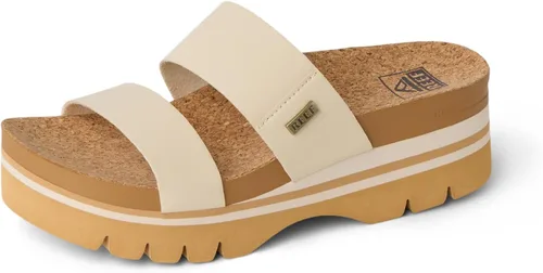 Vista 23 de REEF Sandalias Cushion Vista Higher Slide para mujer Negro