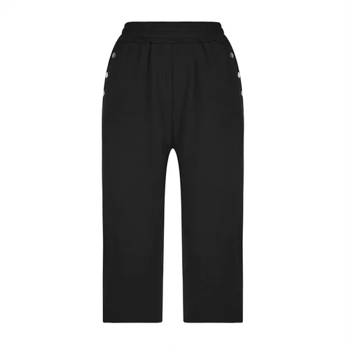 Vista 95 de Pantalones capri para mujer, estilo casual, de verano, elásticos, de cintura alta, pantalones de yoga, ajuste atlético, pantalones deportivos