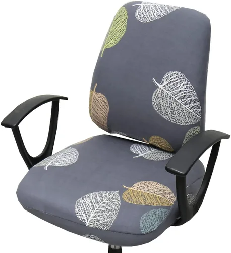 Vista 8 de XNN Funda para silla de oficina de computadora, fundas universales elásticas para sillas giratorias (A)